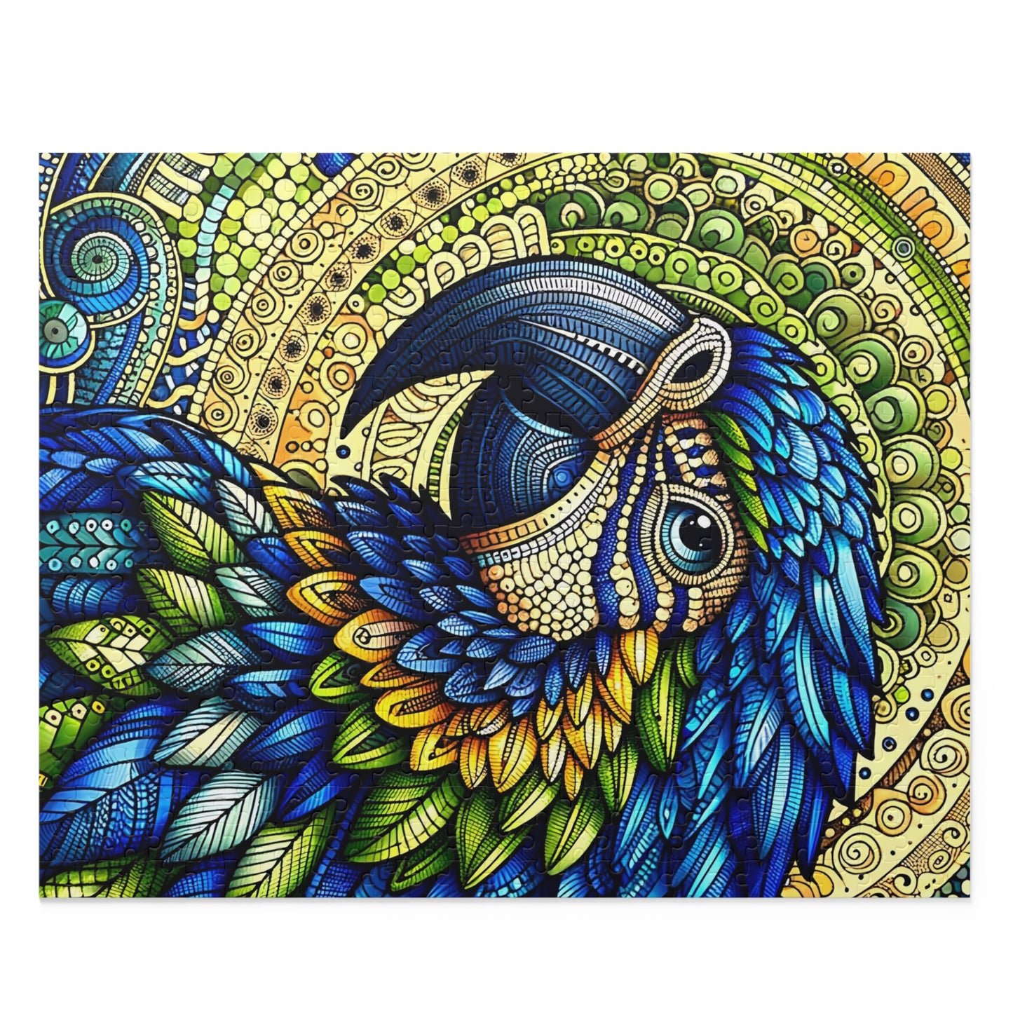 Tropical Parrot Mosaic Puzzle - Puzzle (120, 252, 500-Piece)