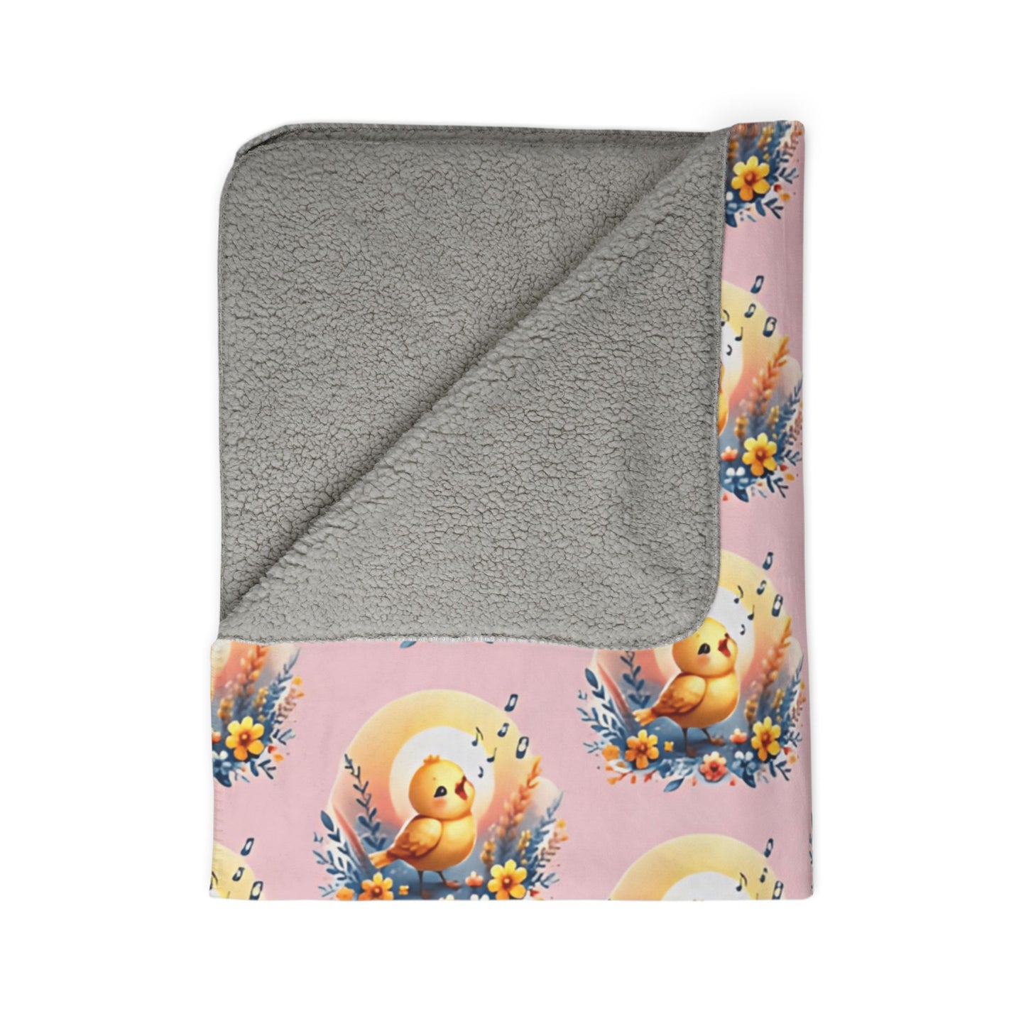 Sherpa Blanket: Custom Melody of Sunshine Fleece Throw