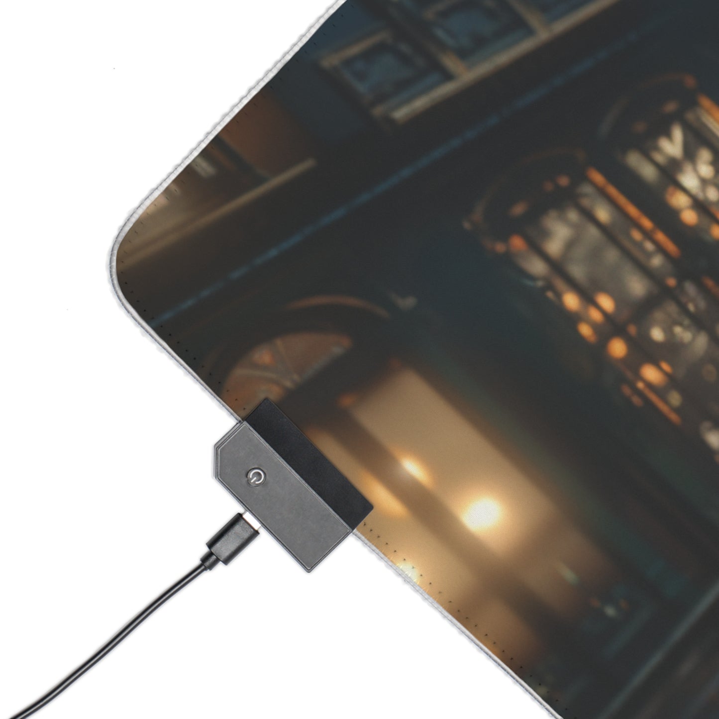 LED Gaming Mouse Pad - Victorian Steam Splendor
