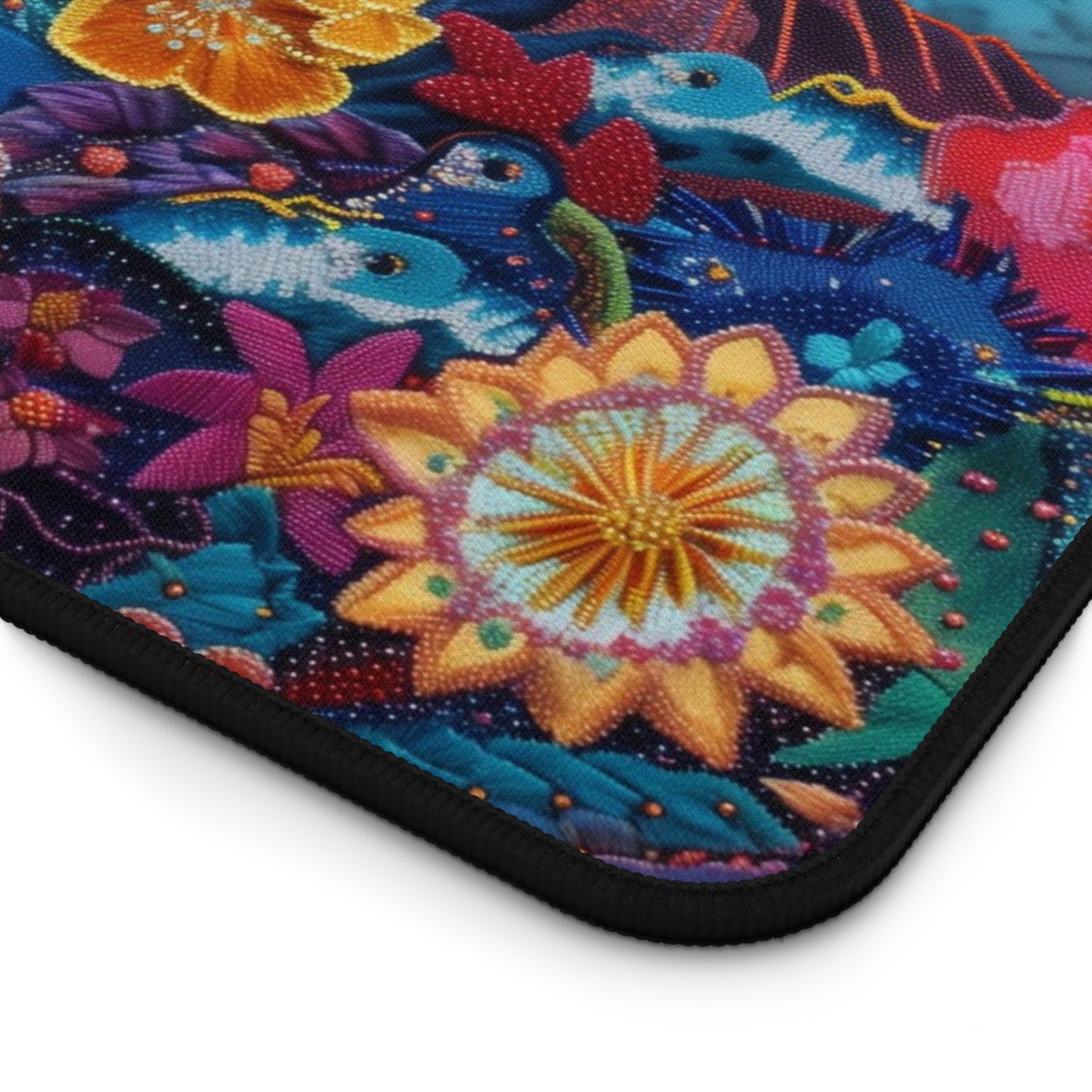 Gaming Desk Mat - Radiant Sunrise Over Mount Kilimanjaro