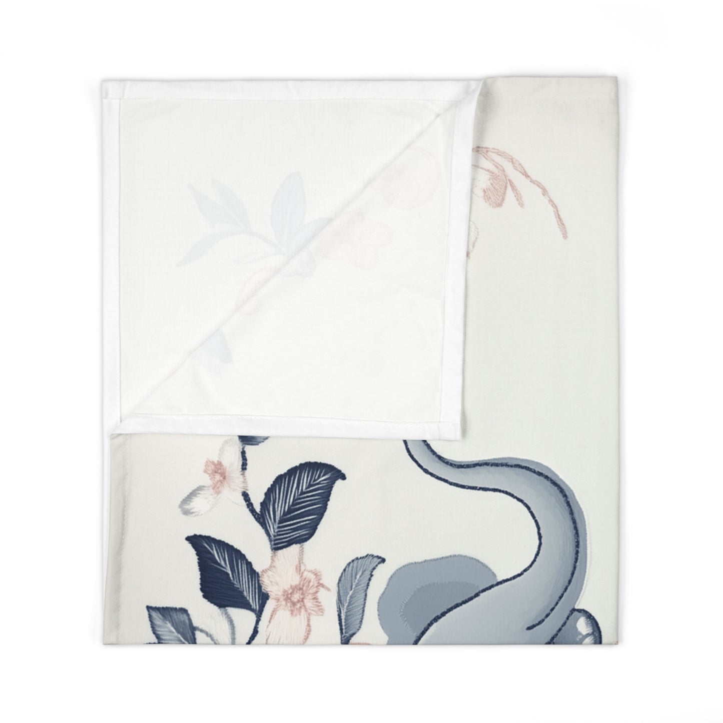 Custom Baby Swaddle Blanket - Elephant Bliss