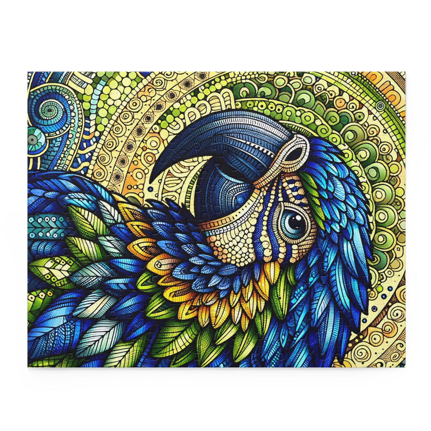 Tropical Parrot Mosaic Puzzle - Puzzle (120, 252, 500-Piece)