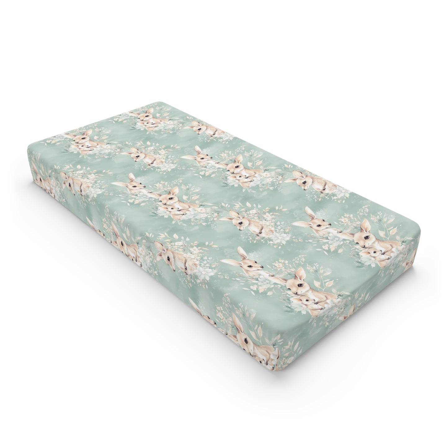Custom Changing Pad Cover: Kangaroo Cuddles