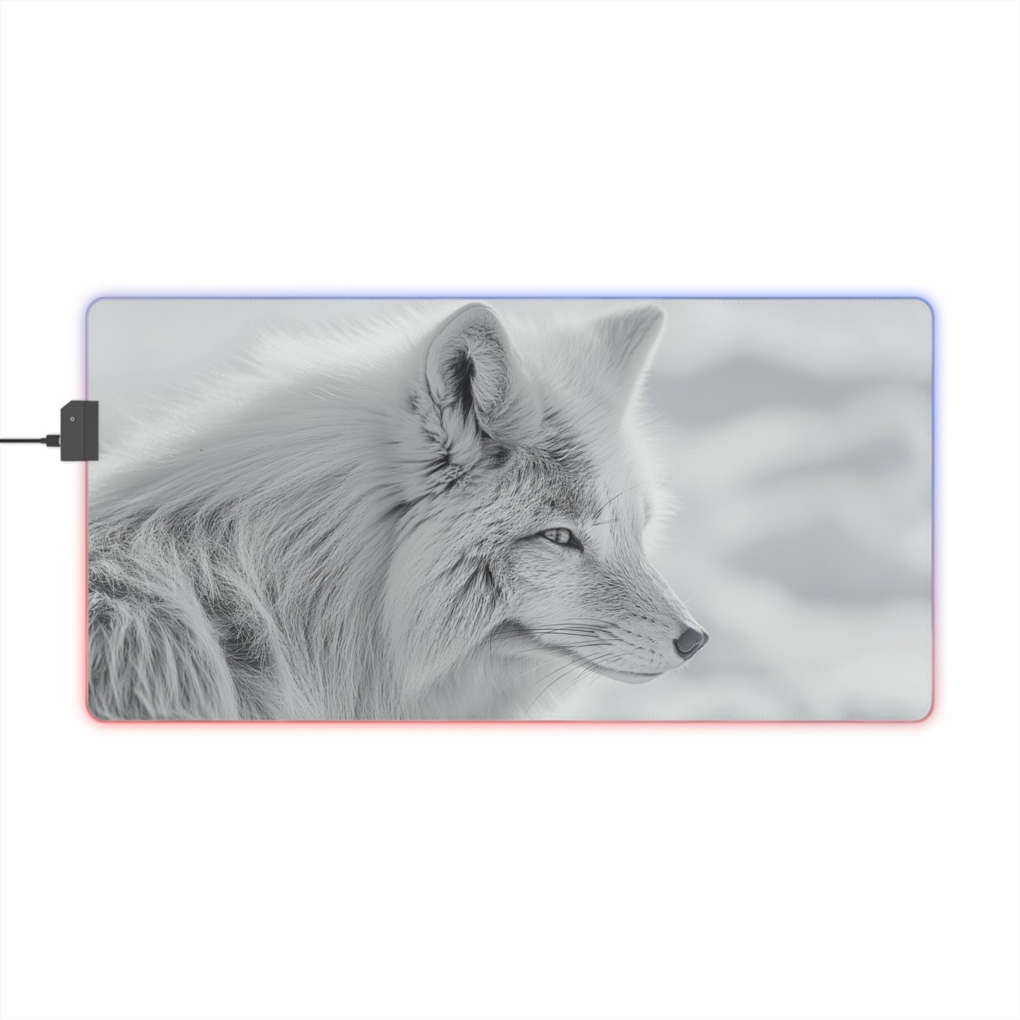 LED Gaming Mouse Pad - Frosted Vigilance