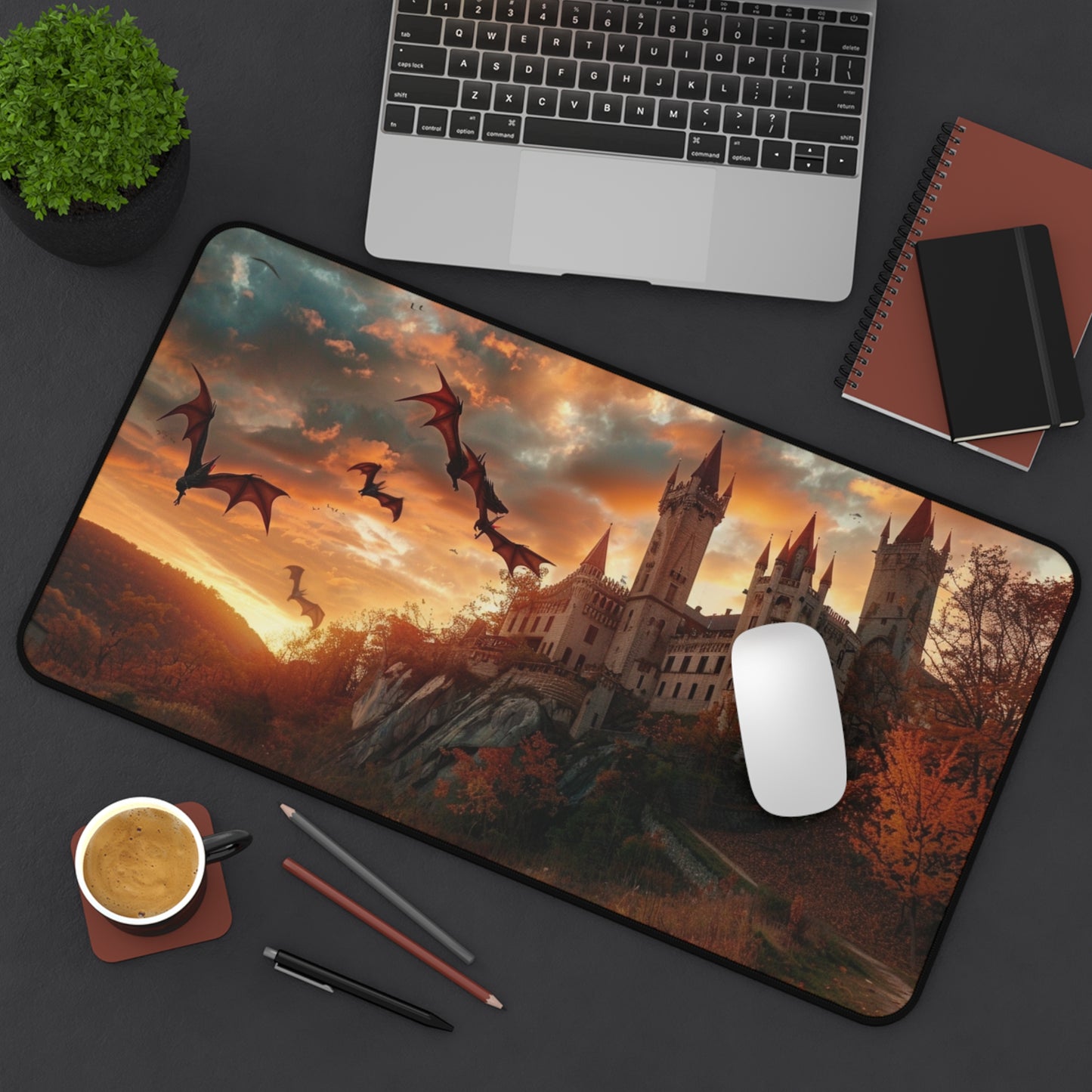 Gaming Desk Mat - Dragon Citadel