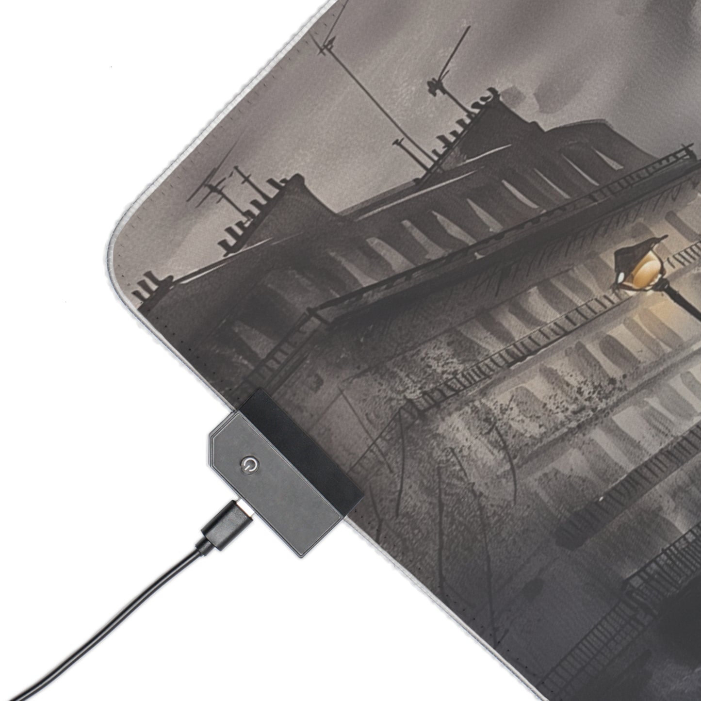 LED Gaming Mouse Pad - Paris in Mist