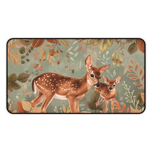 Gaming Desk Mat - Gentle Forest Companions