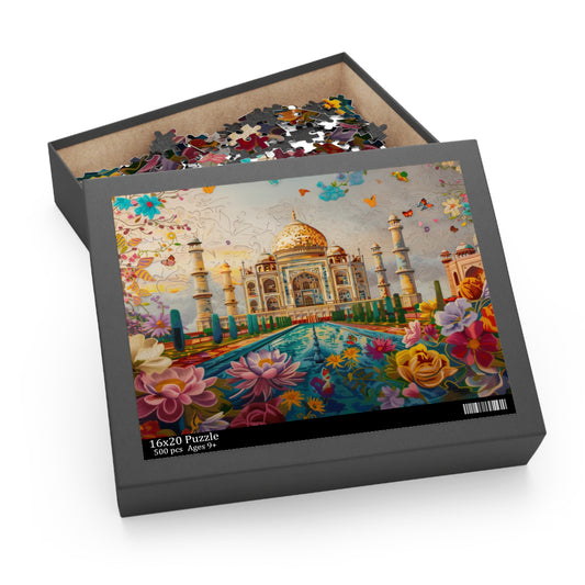 Radiant Splendor of the Taj Mahal - Puzzle (120, 252, 500-Piece)