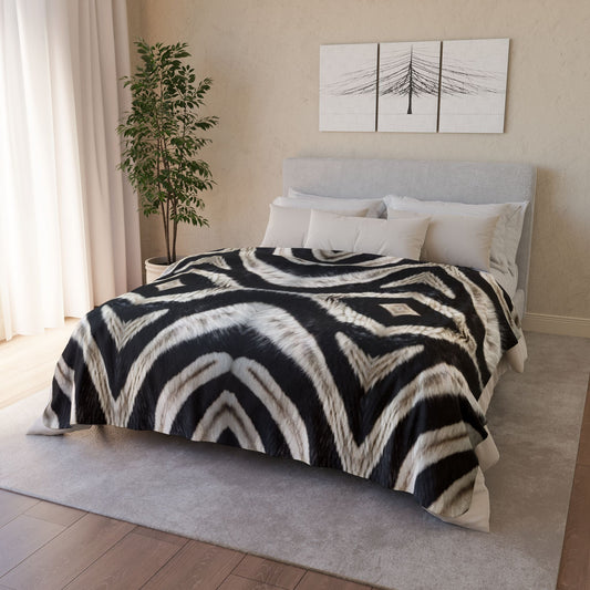 Sherpa Blanket: Stripe Majesty Custom Fleece Throw