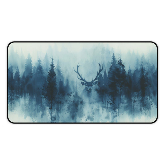 Gaming Desk Mat - Mystical Forest Stag