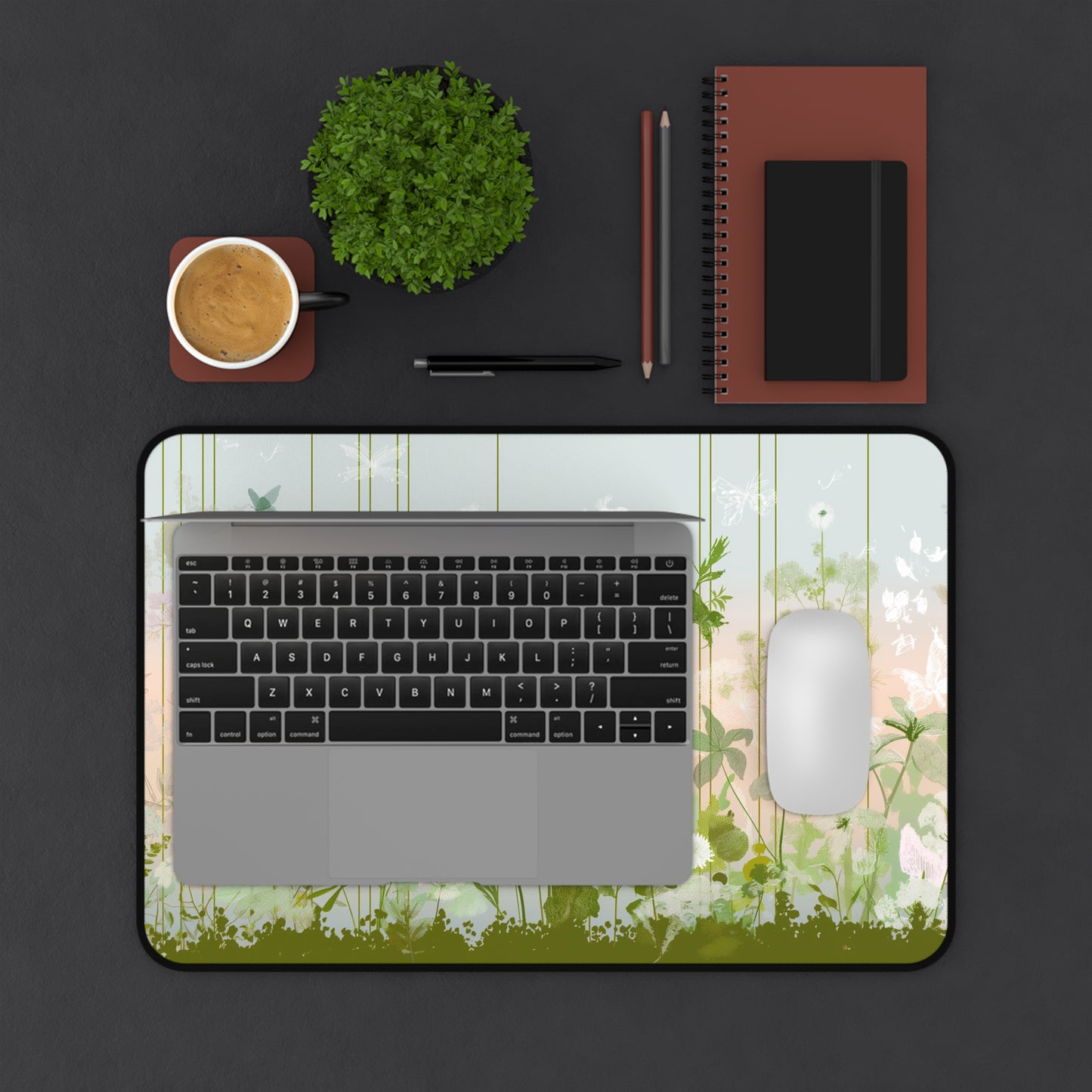Gaming Desk Mat - Whimsical Garden