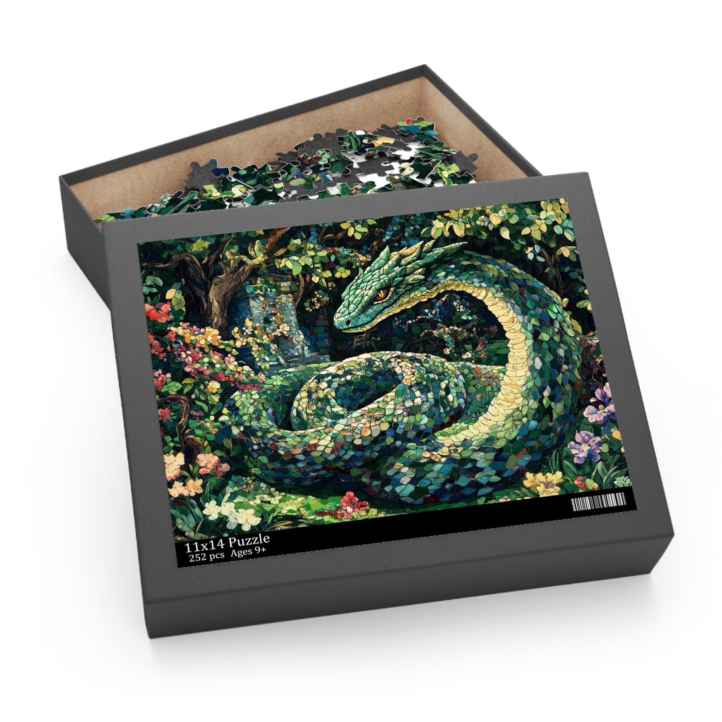 The Enchanted Basilisk Mosaic  - Puzzle (120, 252, 500-Piece)