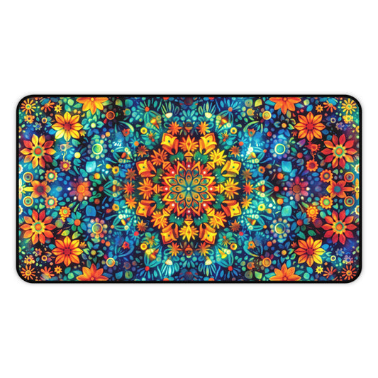 Gaming Desk Mat - Vibrant Mandala