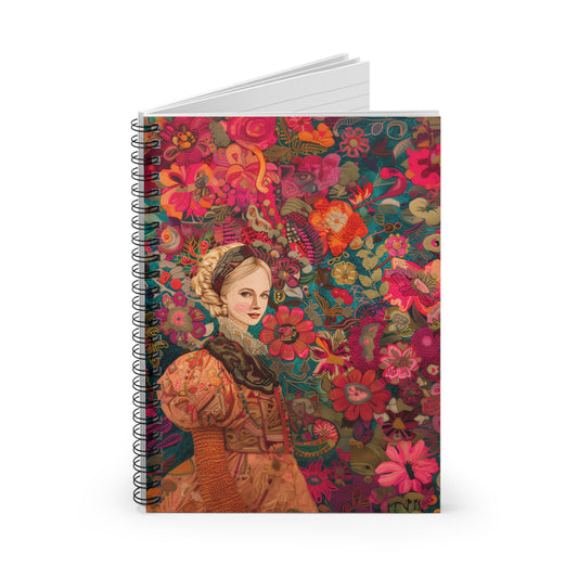 Spiral Notebook - California Elegance: 1800s Portrait