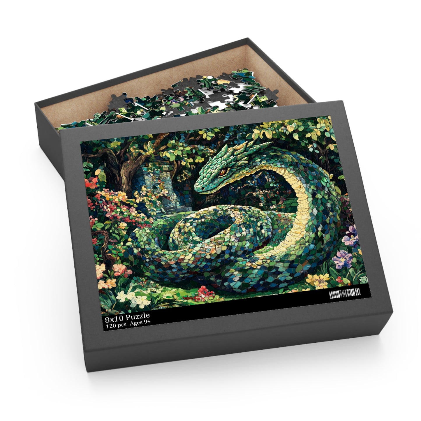 The Enchanted Basilisk Mosaic  - Puzzle (120, 252, 500-Piece)