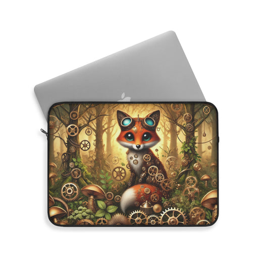 Laptop Sleeve - Steampunk Forest Guardian