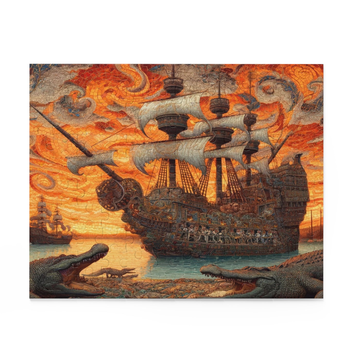 Pirate's Odyssey: Mosaic Seas - Puzzle (120, 252, 500-Piece)