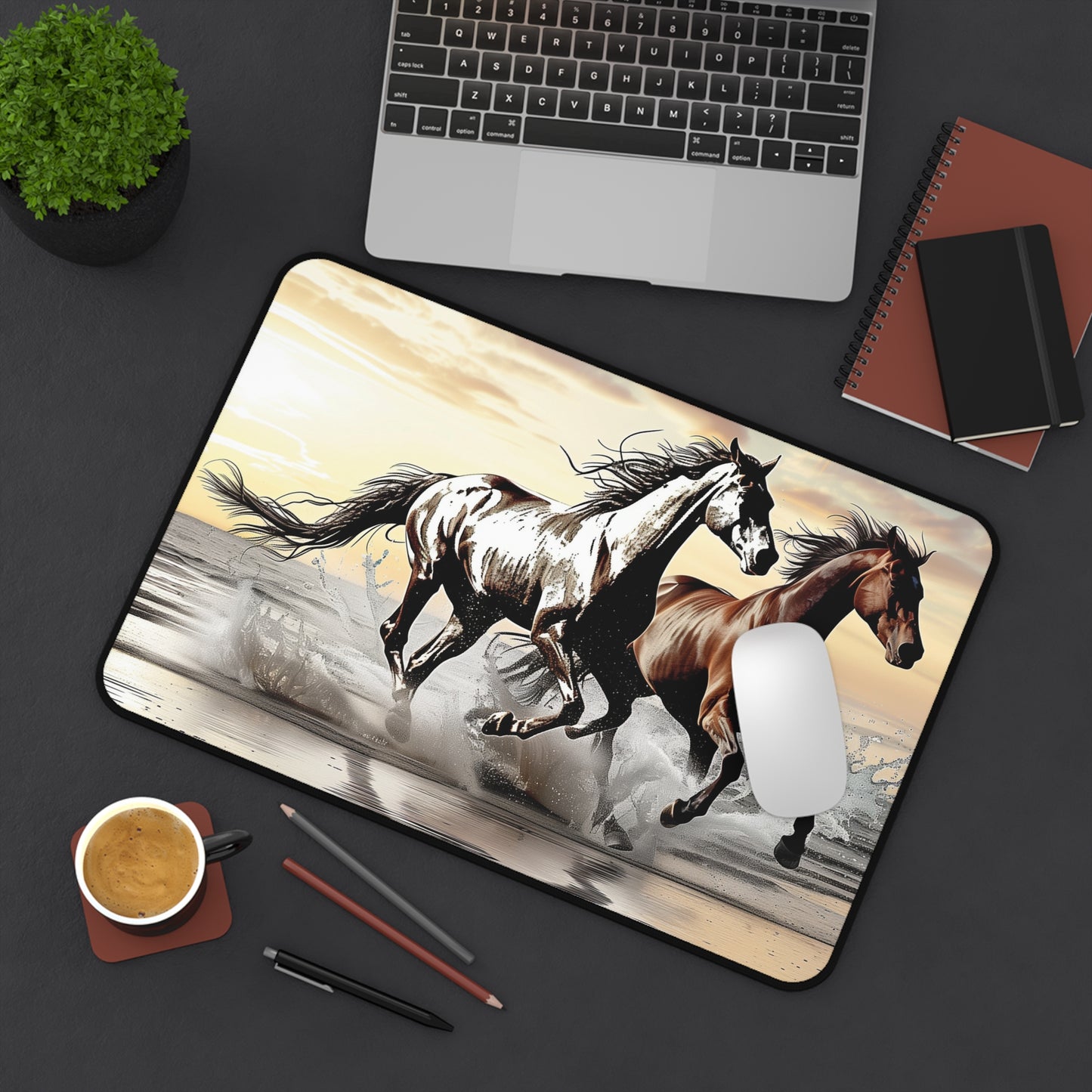 Gaming Desk Mat - Sunset Sprint