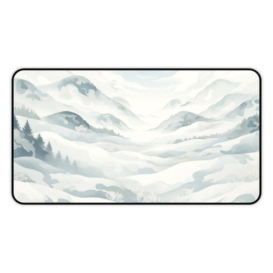 Gaming Desk Mat - Winter's Silent Veil