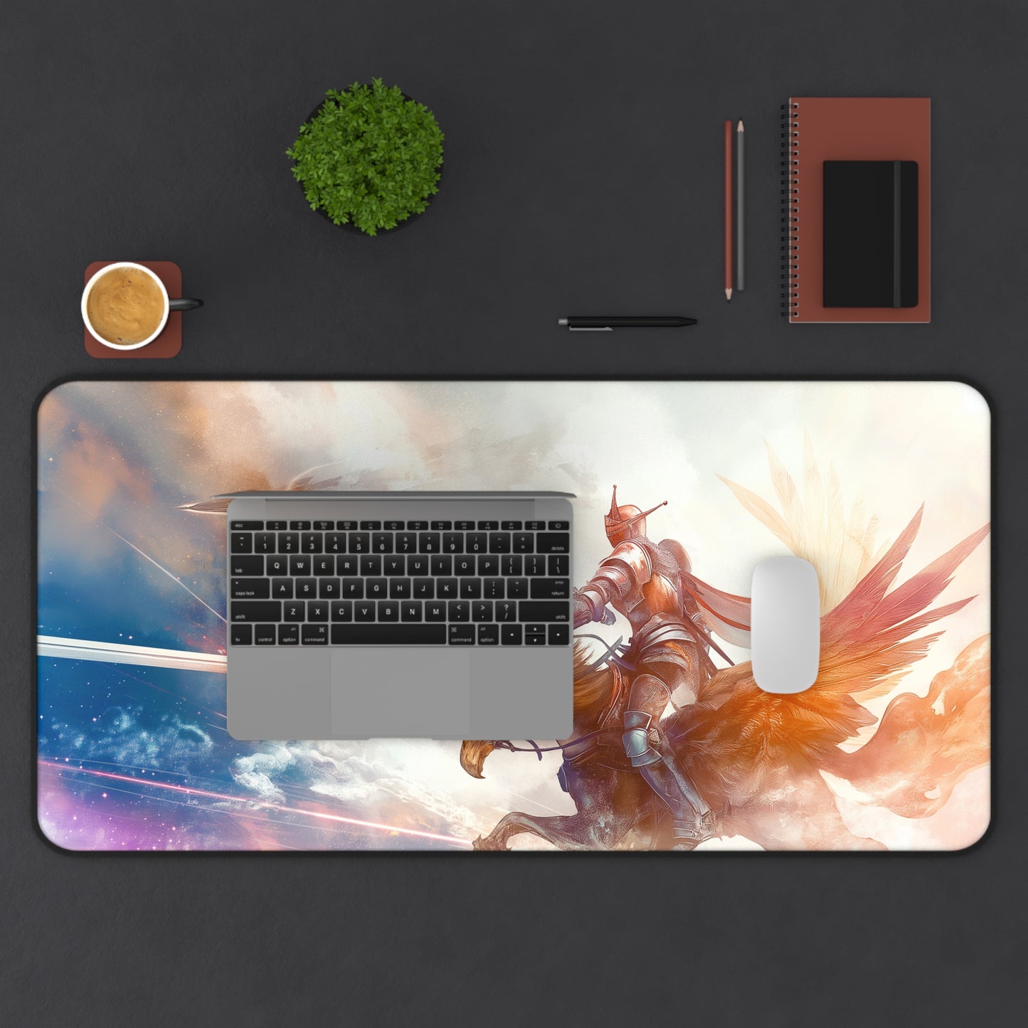Gaming Desk Mat - Heavenly Crusader