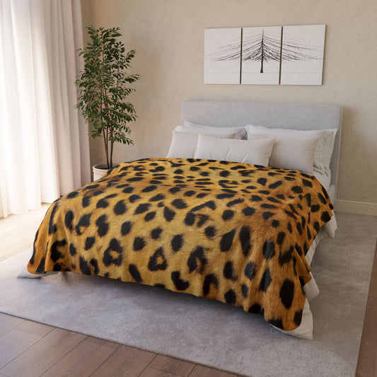 Sherpa Blanket: Wild Elegance Custom Fleece Throw