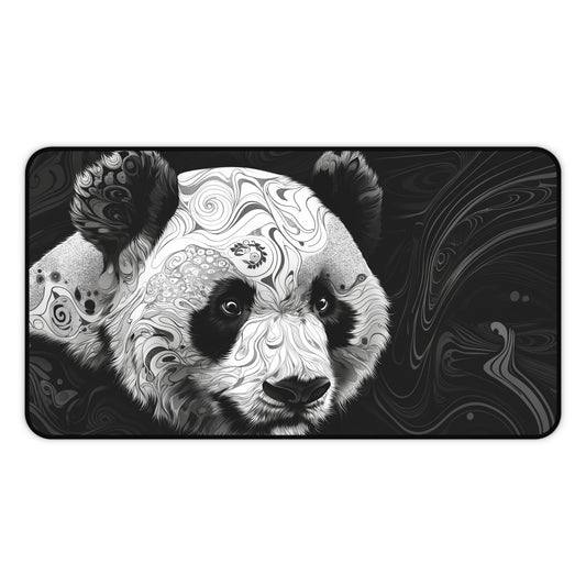 Gaming Desk Mat - Monochrome Majesty