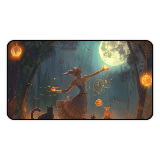 Gaming Desk Mat - Lunar Enchantment