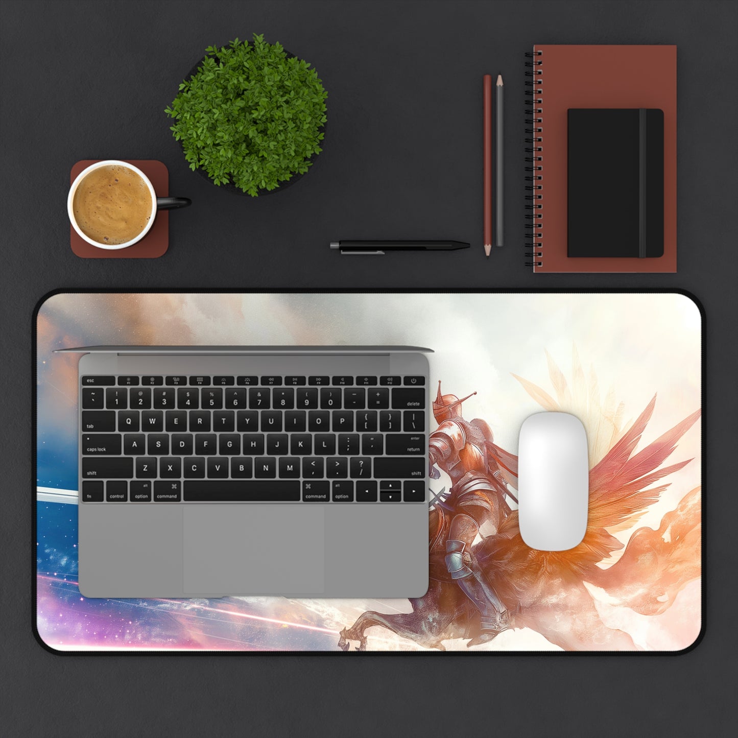 Gaming Desk Mat - Heavenly Crusader