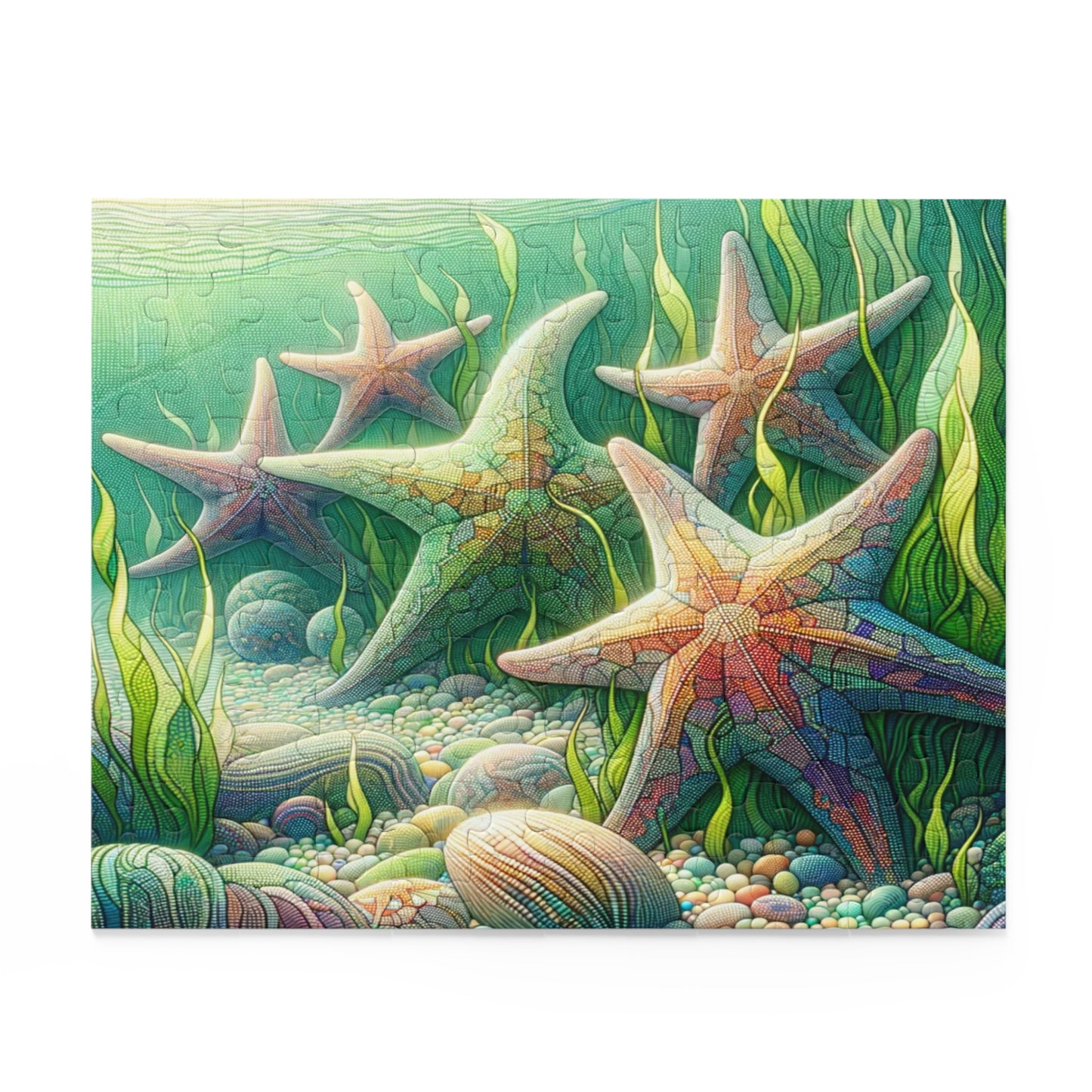 Starfish Serenity: Underwater Mosaic - Puzzle (120, 252, 500-Piece)