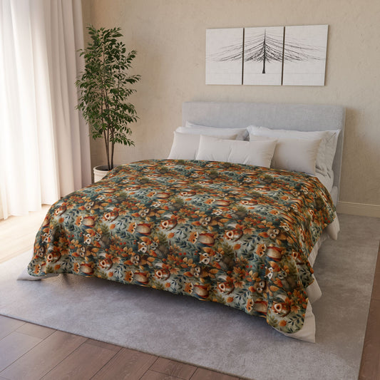 Sherpa Blanket: Enchanted Forest Custom Fleece Throw