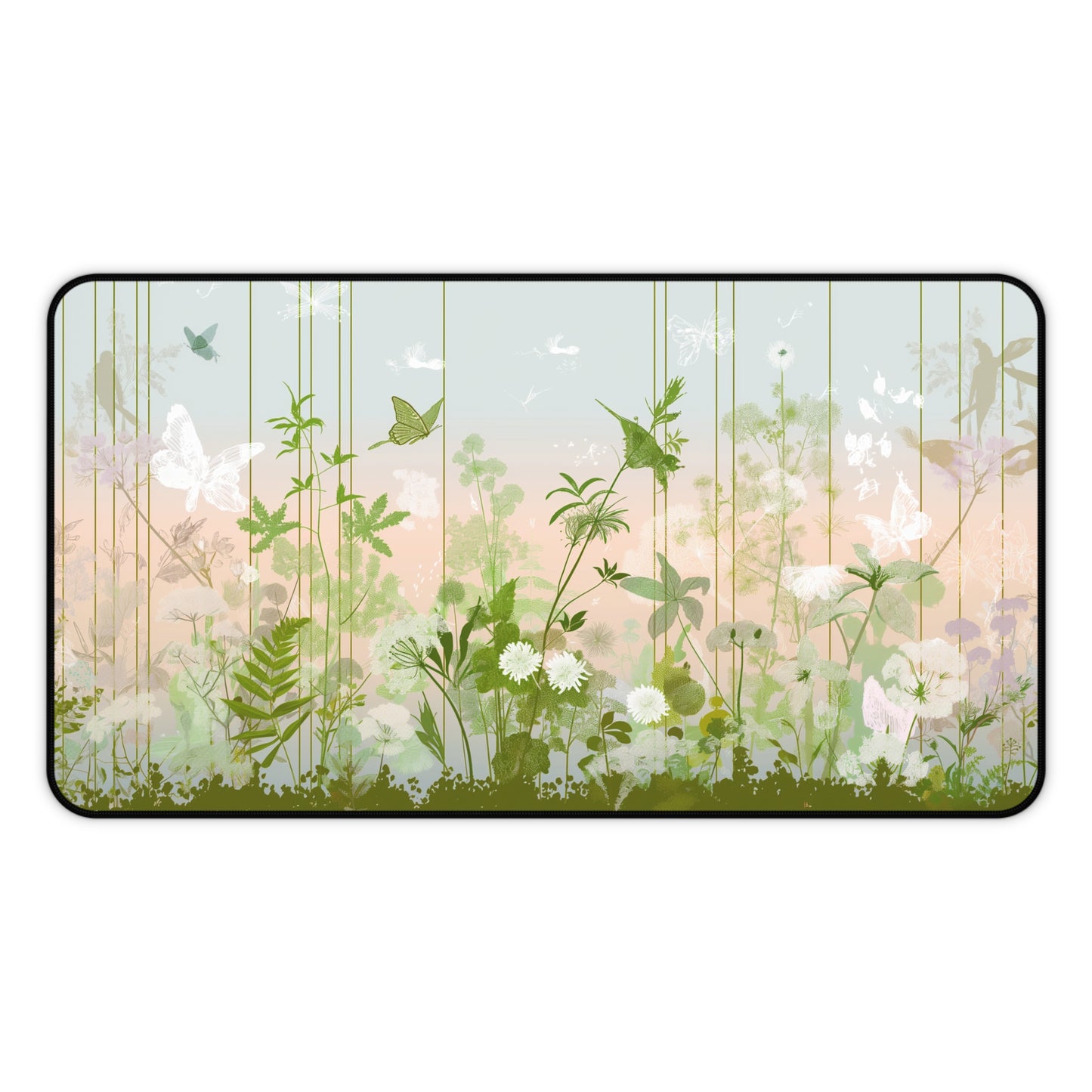 Gaming Desk Mat - Whimsical Garden