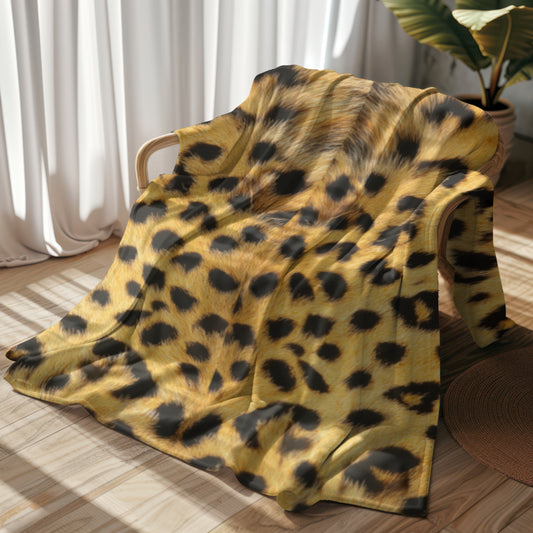 Velveteen Plush Blanket - Wild Elegance Cozy Throw Blanket