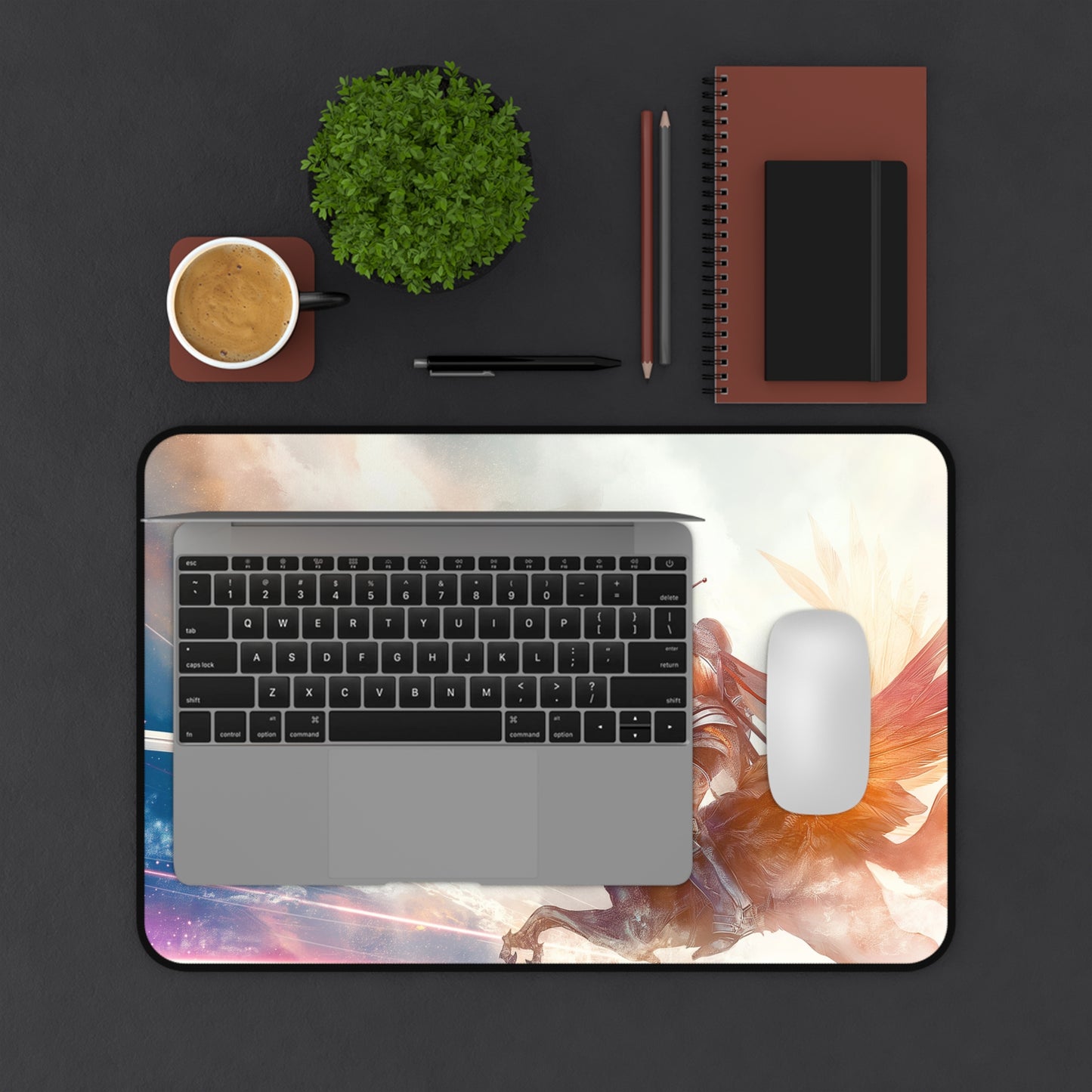 Gaming Desk Mat - Heavenly Crusader