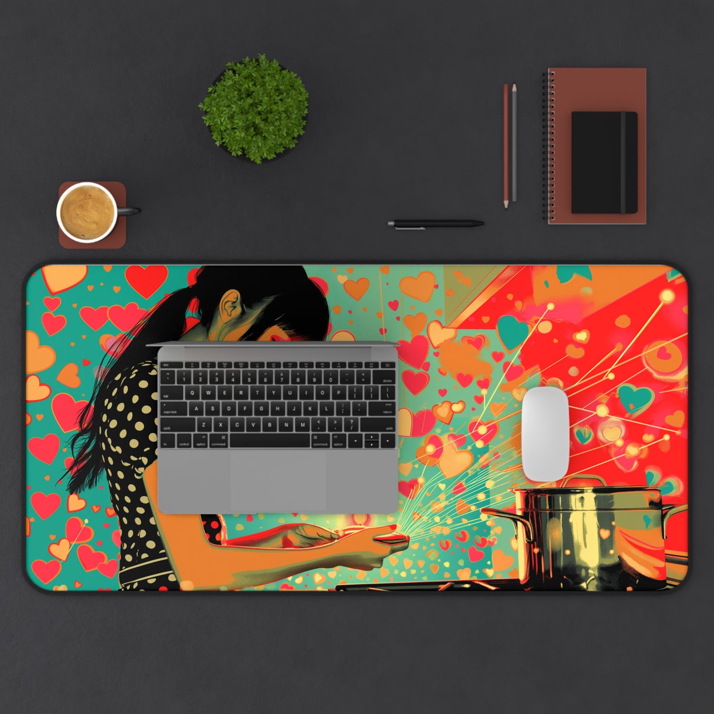 Gaming Desk Mat - Love in Every Recipe