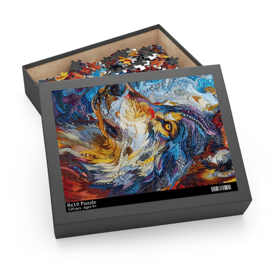 Wolf Whispers  - Custom Jigsaw Puzzle (120, 252, 500-Piece)