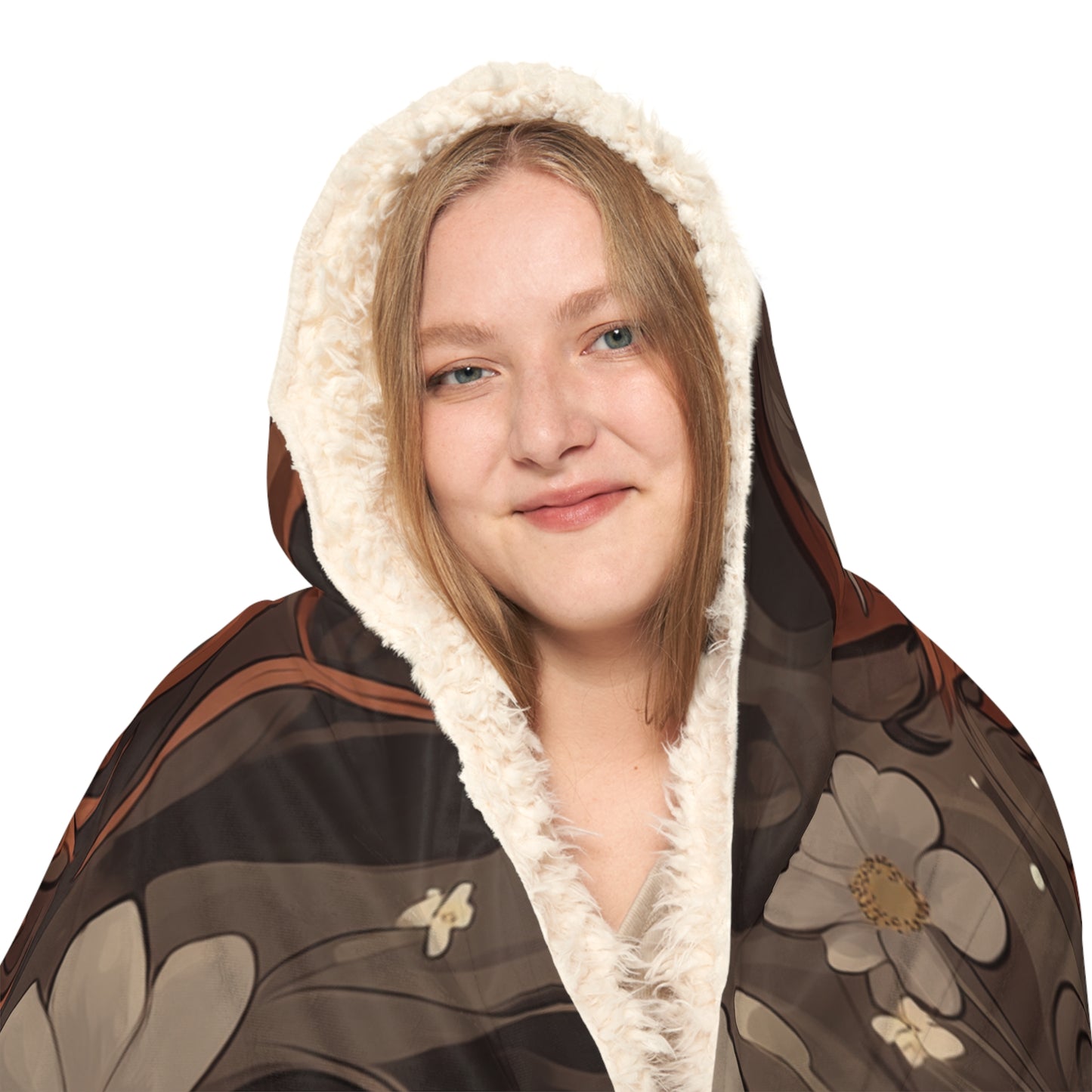 Hooded Snuggle Blanket: Sherpa or Fleece - Mystic Watcher