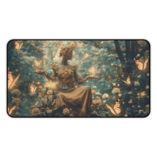 Gaming Desk Mat - Butterfly Goddess