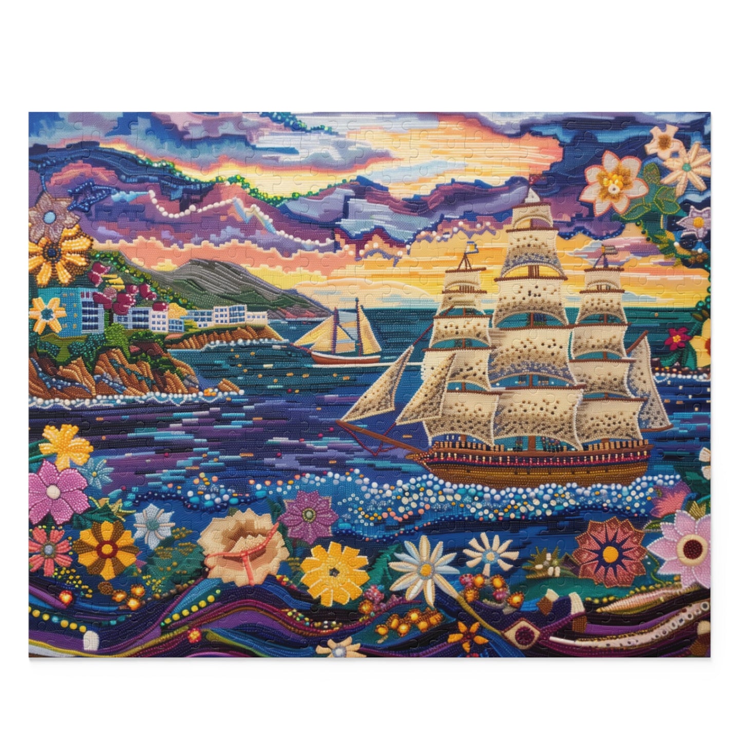 Sailing into Serenity: Santa Barbara - Puzzle (120, 252, 500-Piece)