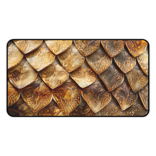 Gaming Desk Mat - Python Intricate Scales of Nature