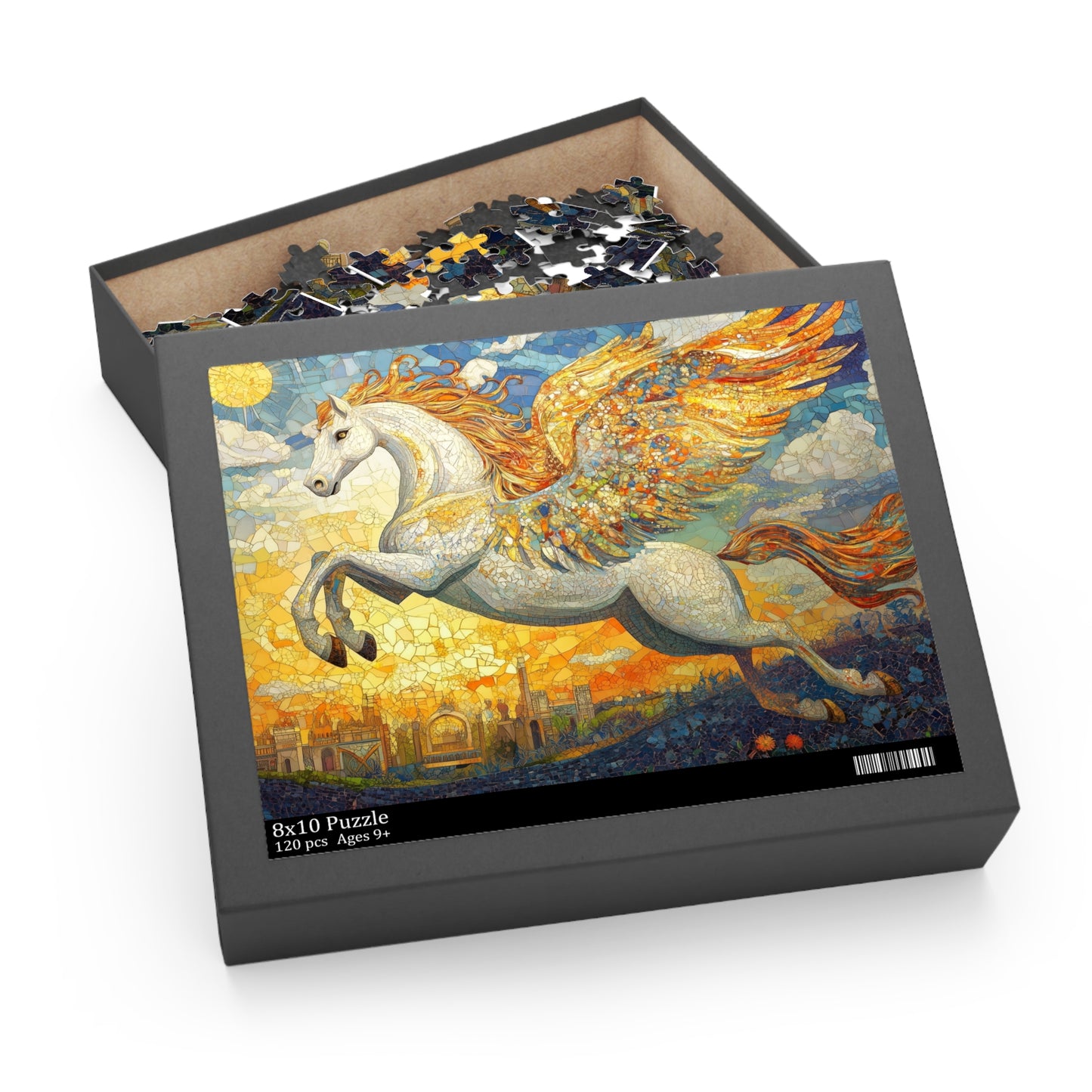 Pegasus: Majestic Flight Over Mythical Lands - Puzzle (120, 252, 500-Piece)