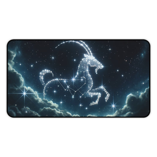 Gaming Desk Mat - Capricorn Constellation Magic