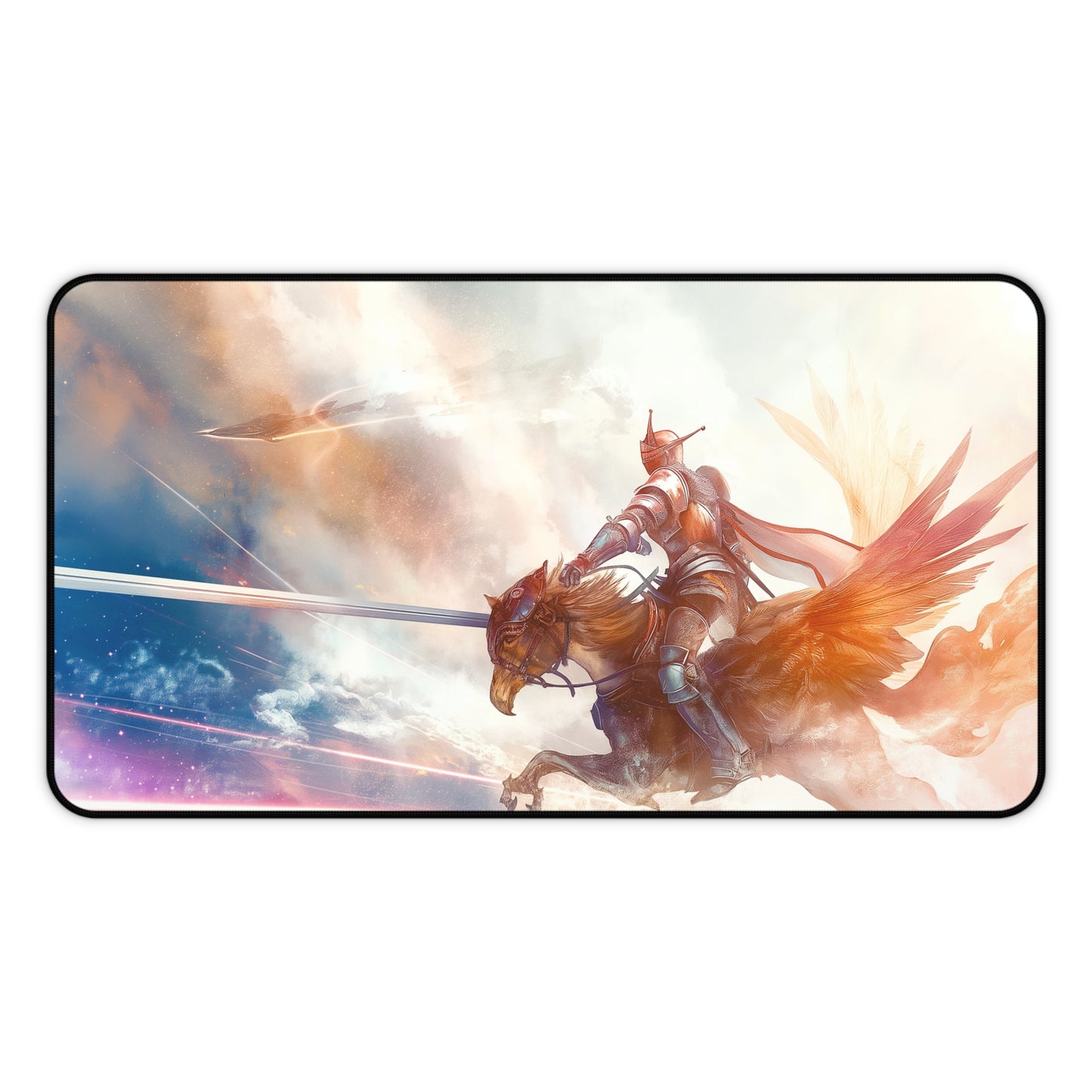 Gaming Desk Mat - Heavenly Crusader