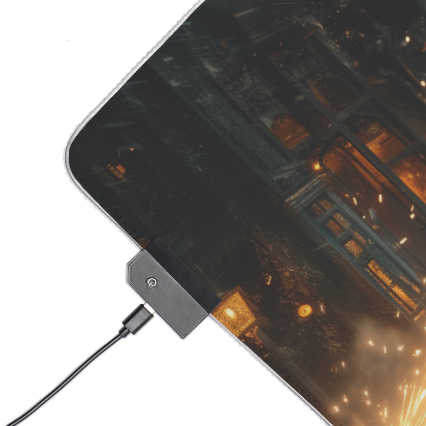 LED Gaming Mouse Pad - Steam-Powered Splendor