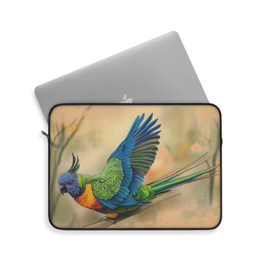 Laptop Sleeve - Vibrant Rainbow Lorikeet