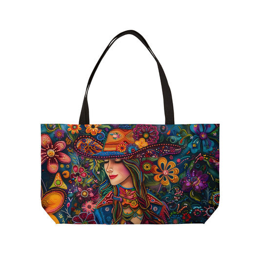 Weekender Tote Bag - Boho Cowgirl