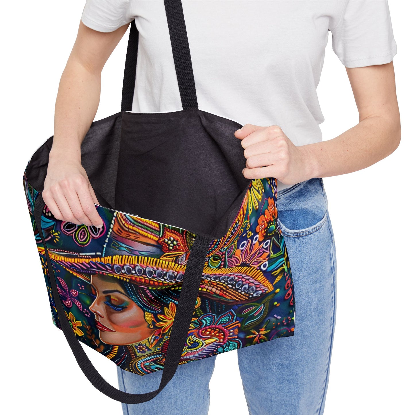 Weekender Tote Bag - Vibrant Latina Elegance