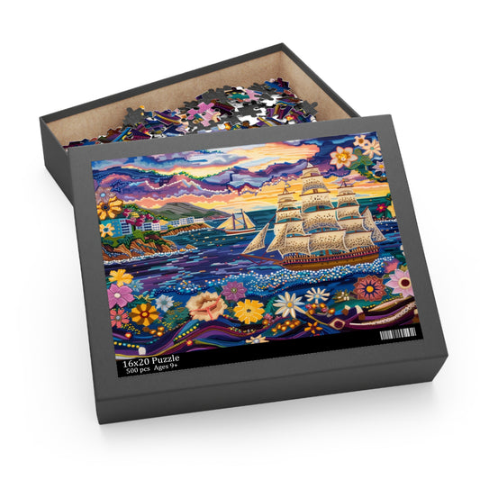 Sailing into Serenity: Santa Barbara - Puzzle (120, 252, 500-Piece)