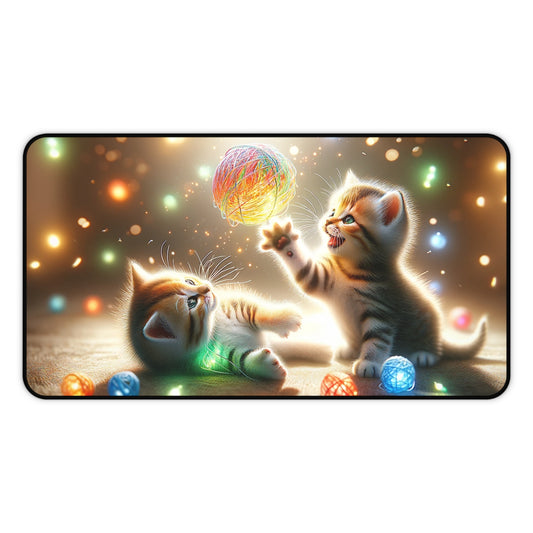 Gaming Desk Mat - Playful Paws