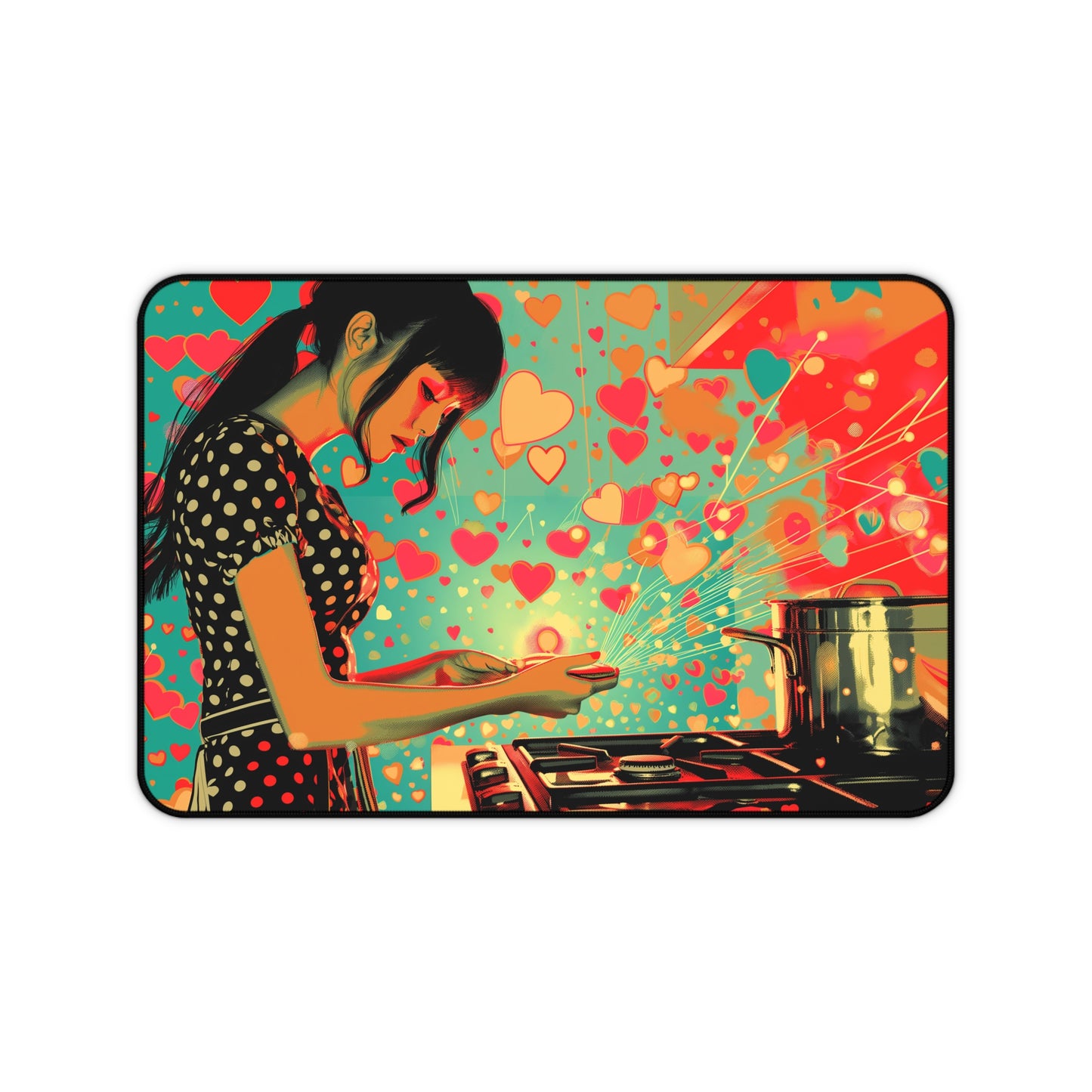 Gaming Desk Mat - Love in Every Recipe