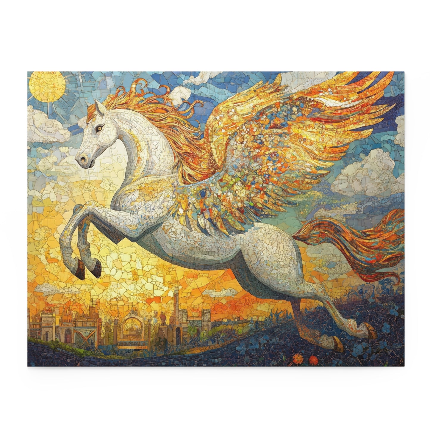 Pegasus: Majestic Flight Over Mythical Lands - Puzzle (120, 252, 500-Piece)